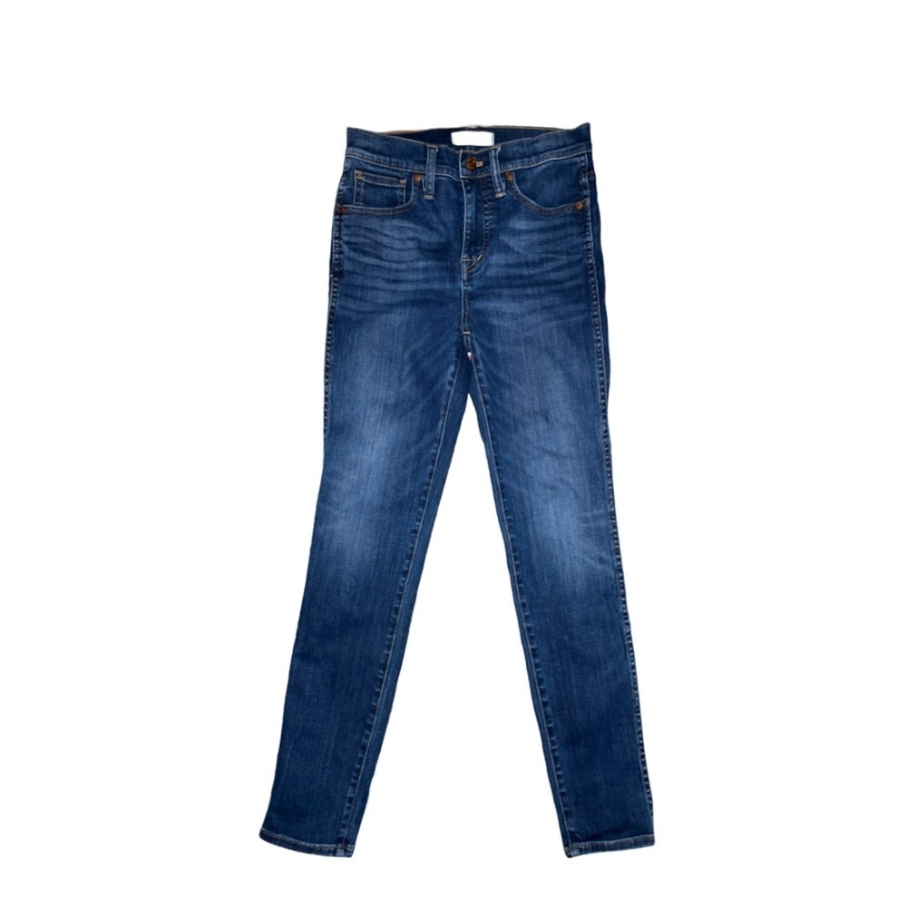 Madewell 10” High Rise Skinny Jeans Women’s 26 Dark Wash Stretch Denim